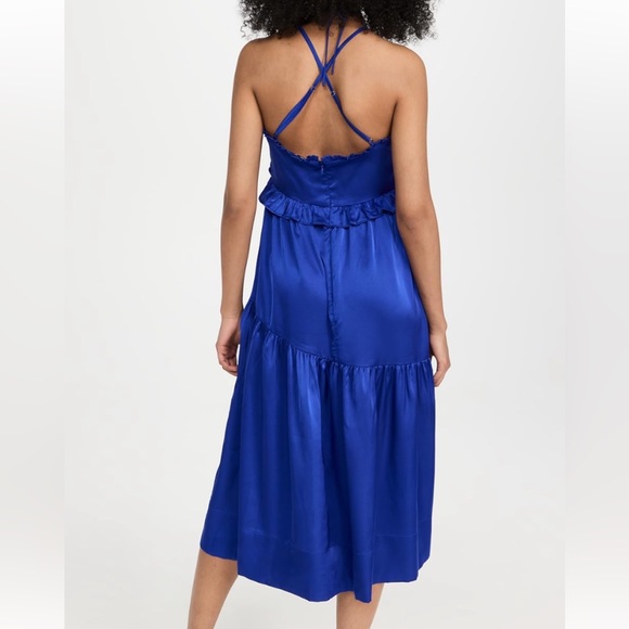 Satin Midi Dress - Picture 7 of 8